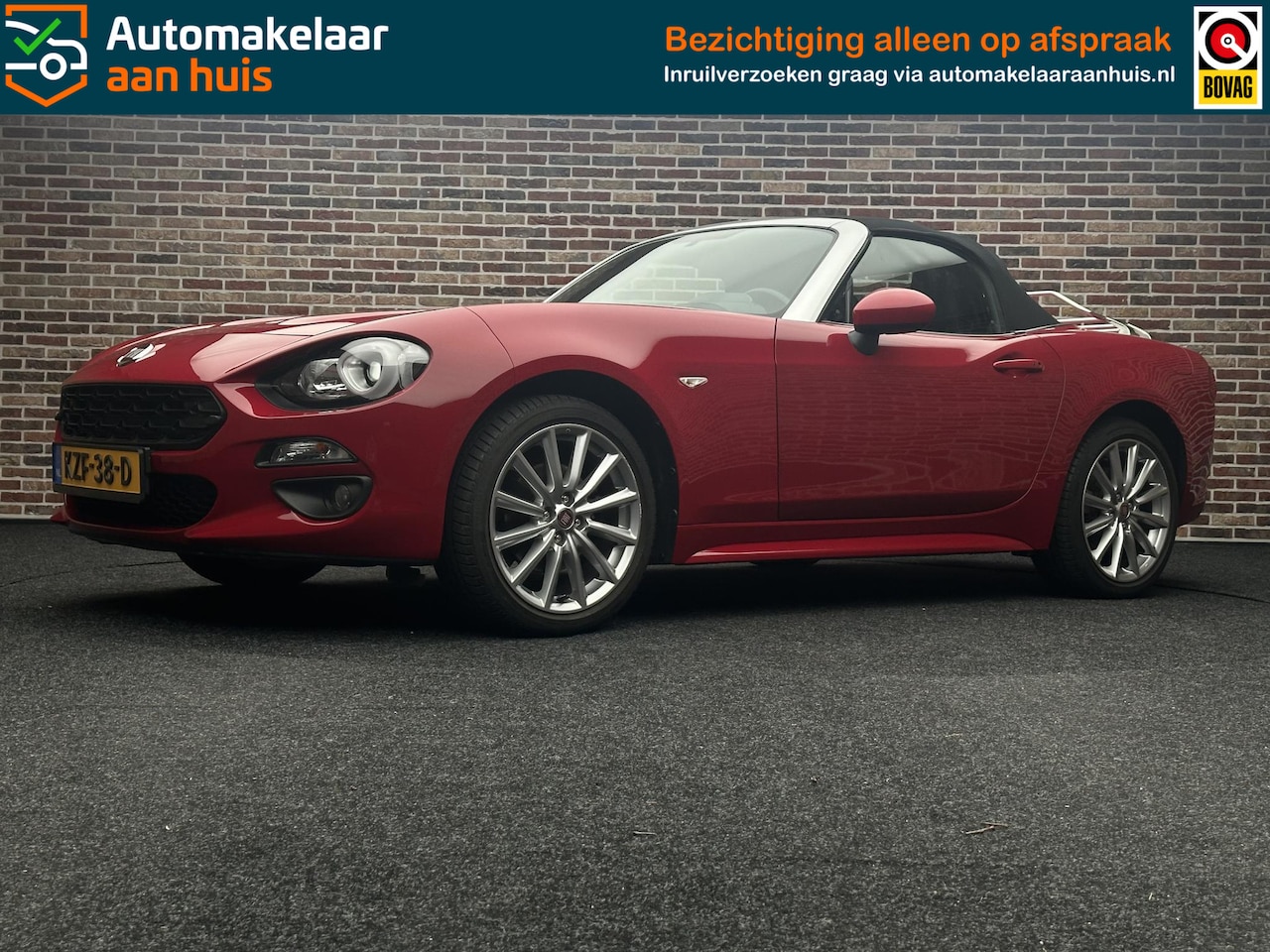 Fiat 124 Spider - 1.4 MultiAir Turbo Lusso Cabrio| Camera - AutoWereld.nl