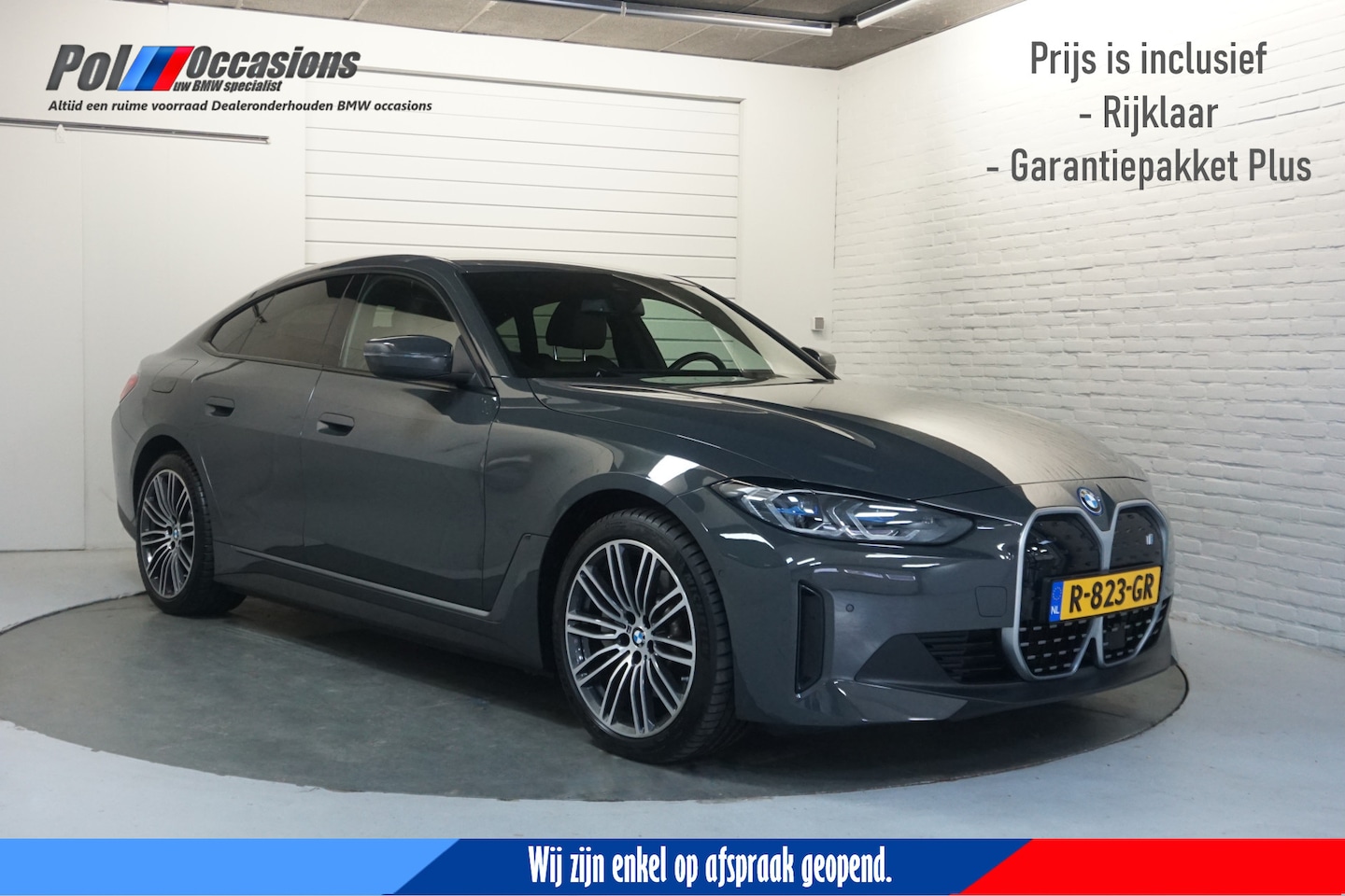 BMW i4 - eDrive40 High Executive 84 kWh Dravitgrau | BTW auto | Carplay | Widescreen - AutoWereld.nl