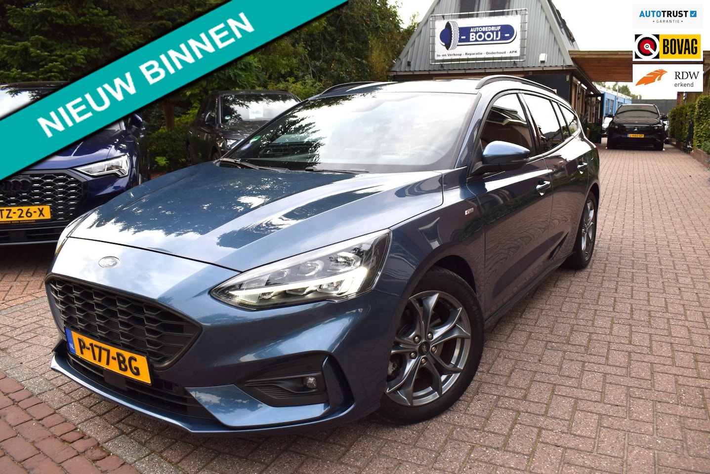 Ford Focus Wagon - 125 PK EcoBoost Hybrid ST Line X Business CRUISE/NAVI/AIRCO-ECC/XENON/DEC 2020/TREKH/CAMER - AutoWereld.nl
