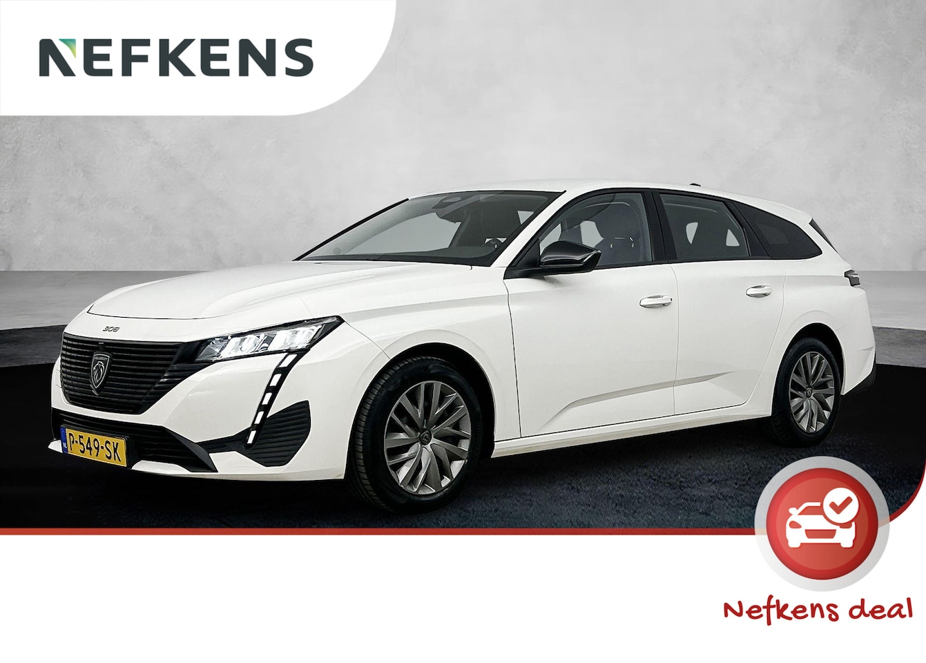 Peugeot 308 SW - 110pk Active Pack | 1ste eigenaar | LEER/Stof | Stoelverwarming | Parkeersensoren | AppleC - AutoWereld.nl