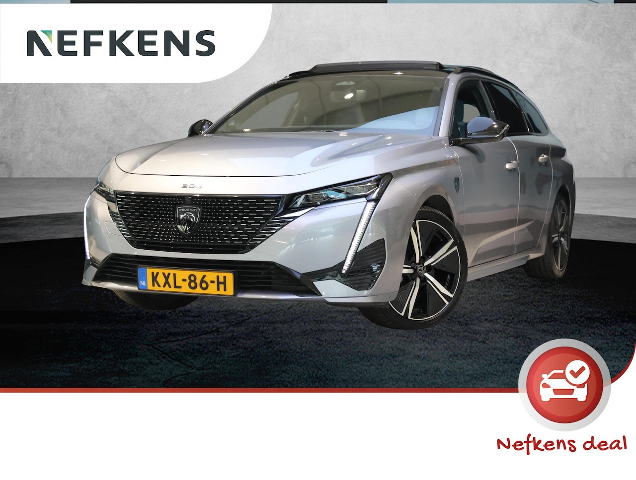 Peugeot 308 SW - 1.2 Hybrid 136 e-DCS6 GT | Panoramisch schuifdak | Keyless Entry | Handsfree Achterklep | - AutoWereld.nl