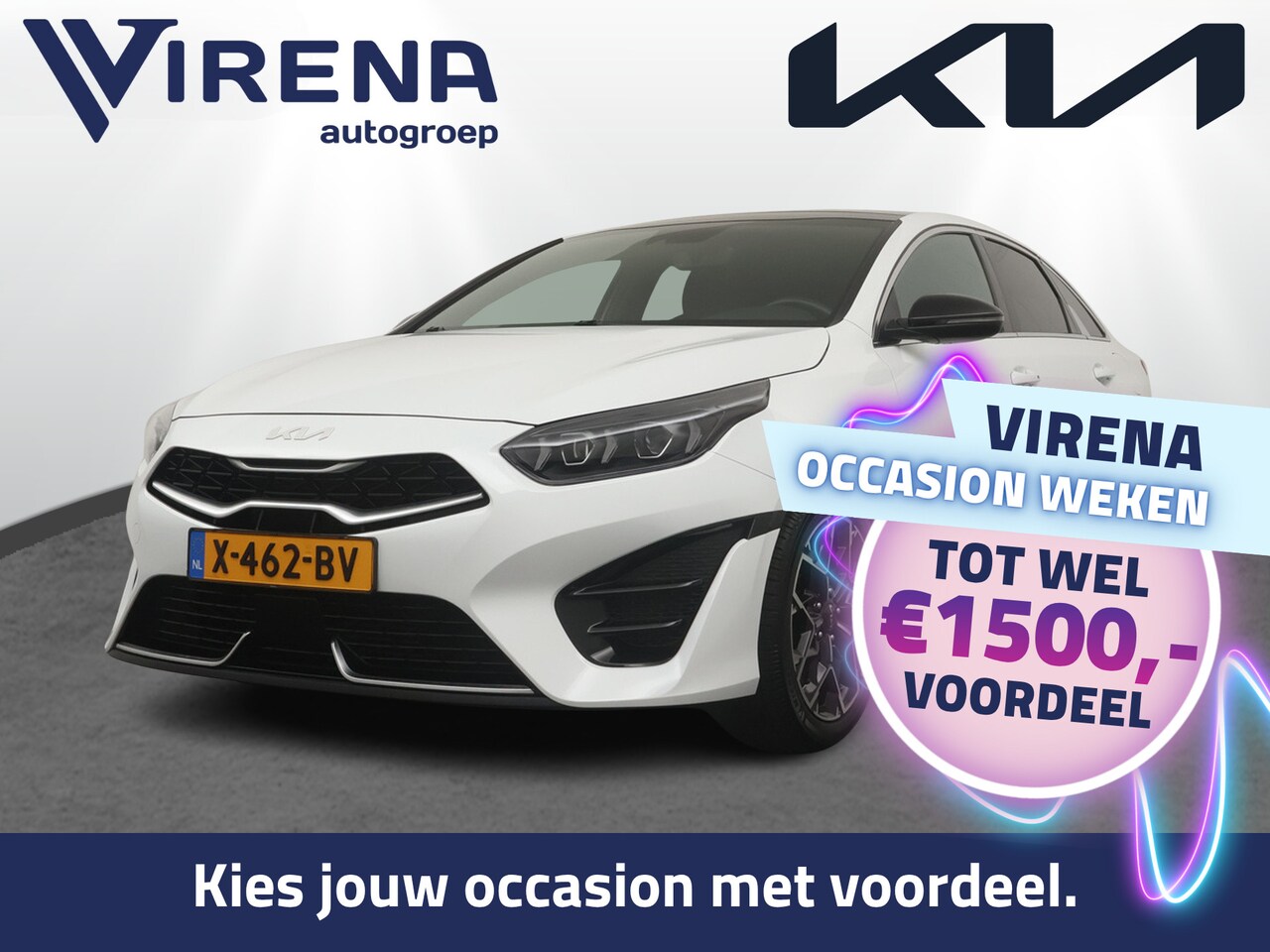 Kia Pro cee'd - 1.0 T-GDi GT-Line - Panorama dak - Elektrische Achterklep - Cruise Control - Navigatie - C - AutoWereld.nl