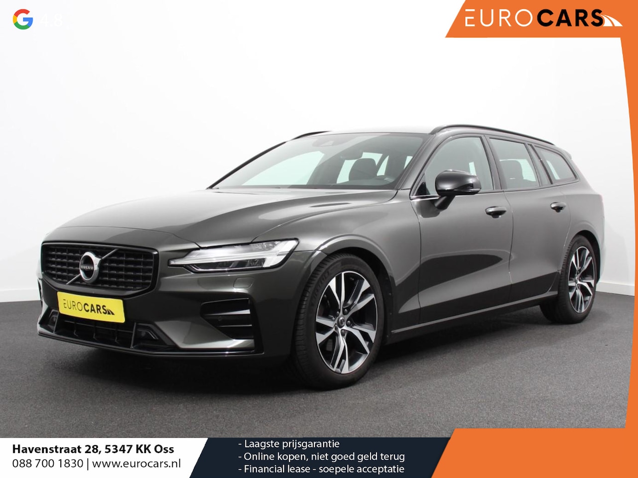Volvo V60 - 2.0 B4 R-Design Navigatie Camera Climate Control Parkeer Sensoren Cruise Control Adaptive - AutoWereld.nl