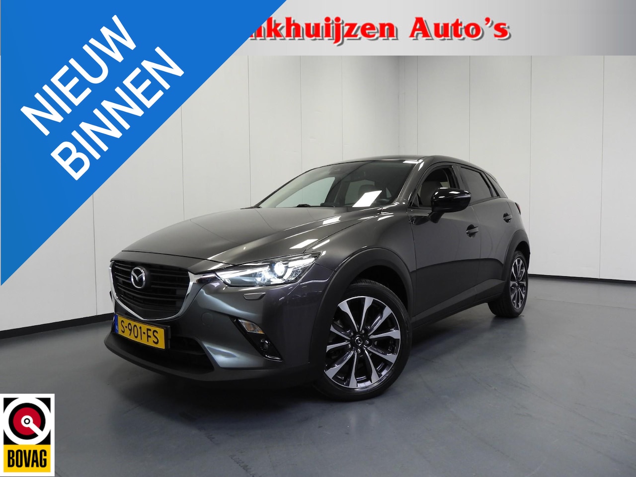 Mazda CX-3 - 2.0 SkyActiv-G Aut. Luxury NAVI-APP/LEER/CLIMA/LED/18"LMV! - AutoWereld.nl