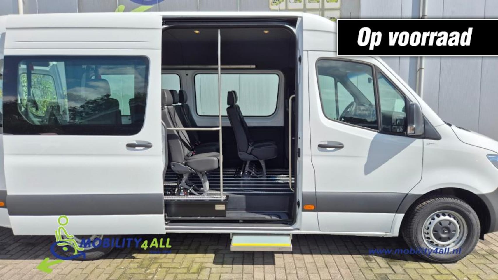 Mercedes-Benz Sprinter - NIEUW ! 9-persoons Rolstoelbus met e-lift Incl- BPM - AutoWereld.nl