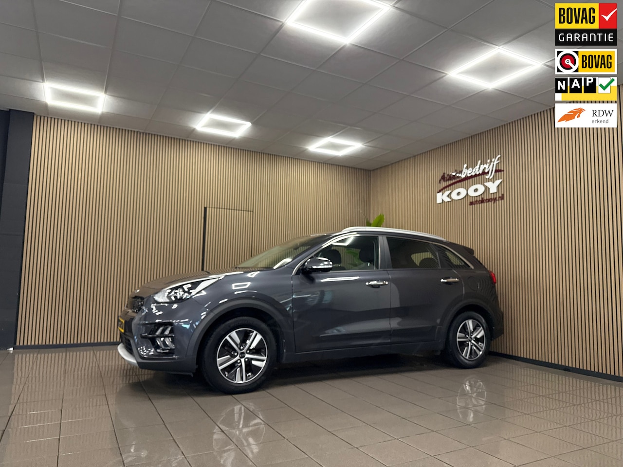 Kia Niro - 1.6 GDi Hybrid DynamicLine * Trekhaak / Carplay / LM Velgen / Navigatie / NL Auto * - AutoWereld.nl