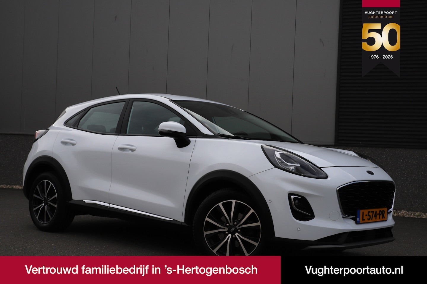 Ford Puma - 1.0 EcoBoost Hybrid Titanium/Leder/Adaptive Cruise/Camera/Carplay/Led - AutoWereld.nl