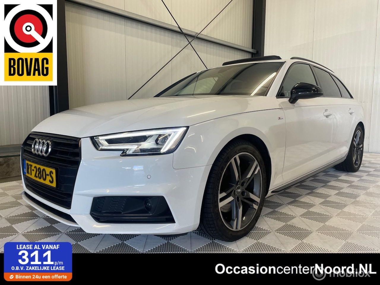 Audi A4 Avant - 2.0 TFSI MHEV Sport S line black edition 2.0 TFSI MHEV Sport S line black edition - AutoWereld.nl