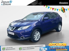 Nissan Qashqai - 1.2 Acenta | Climate | Cruise | Trekhaak | Parkeersensoren | Camera | Navigatie |