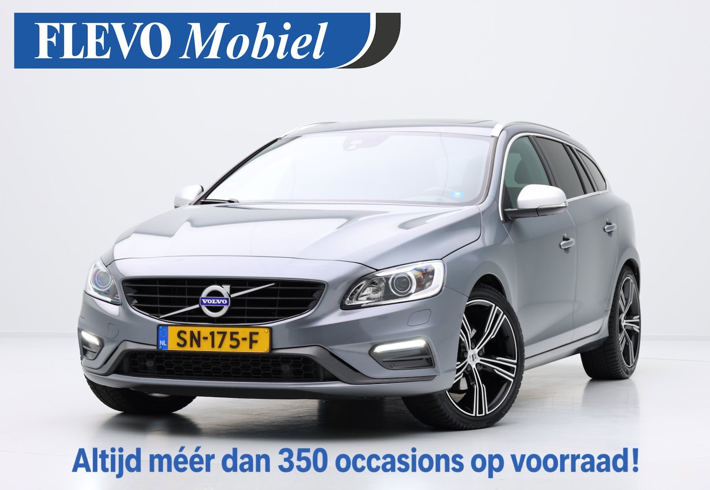 Volvo V60 - 2.0 T4 190pk Business Sport Aut. Pano|Leder|Sportstoelen|Cam|ParkAssist|LMV - AutoWereld.nl