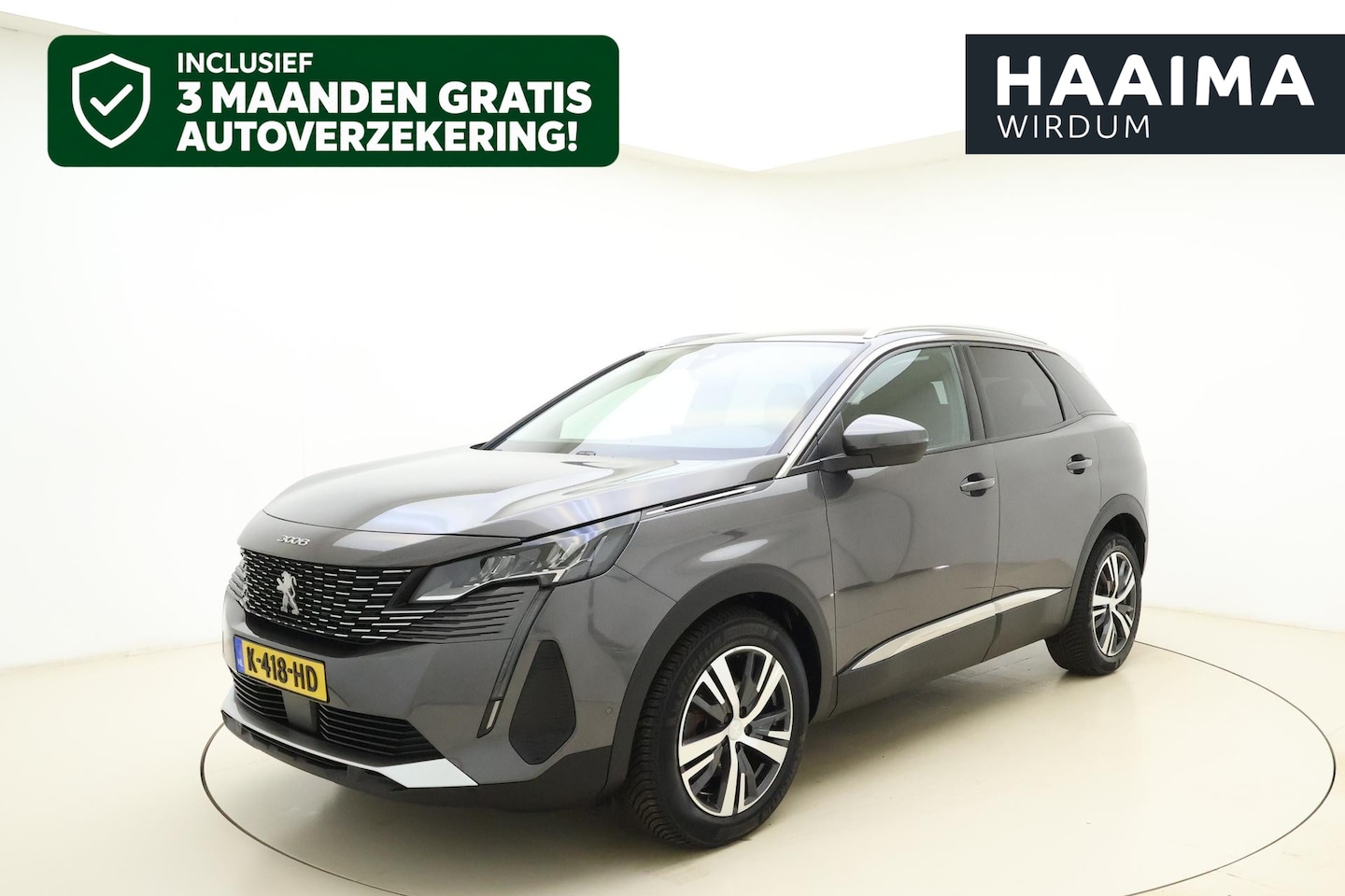 Peugeot 3008 - 1.2T 130PK Blue Lease Allure | Elektr. achterklep | Achteruitrijcamera | Navigatie | Apple - AutoWereld.nl