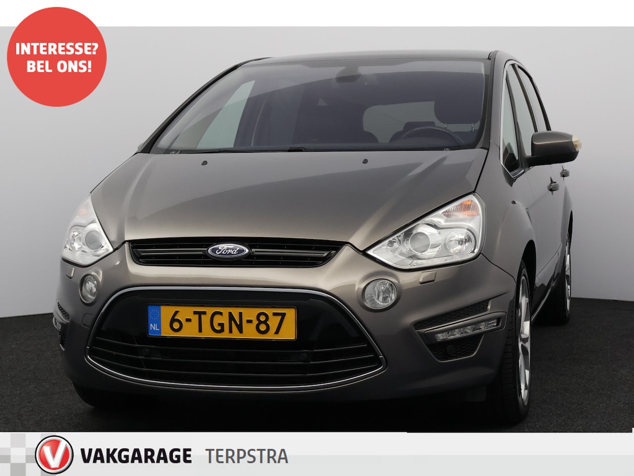 Ford S-Max - 1.6 EcoBoost Platinum/ 161pk!/ D-Riem verv: 174.000 KM!/ Trekhaak/ Voorruitverw./ Panorama - AutoWereld.nl