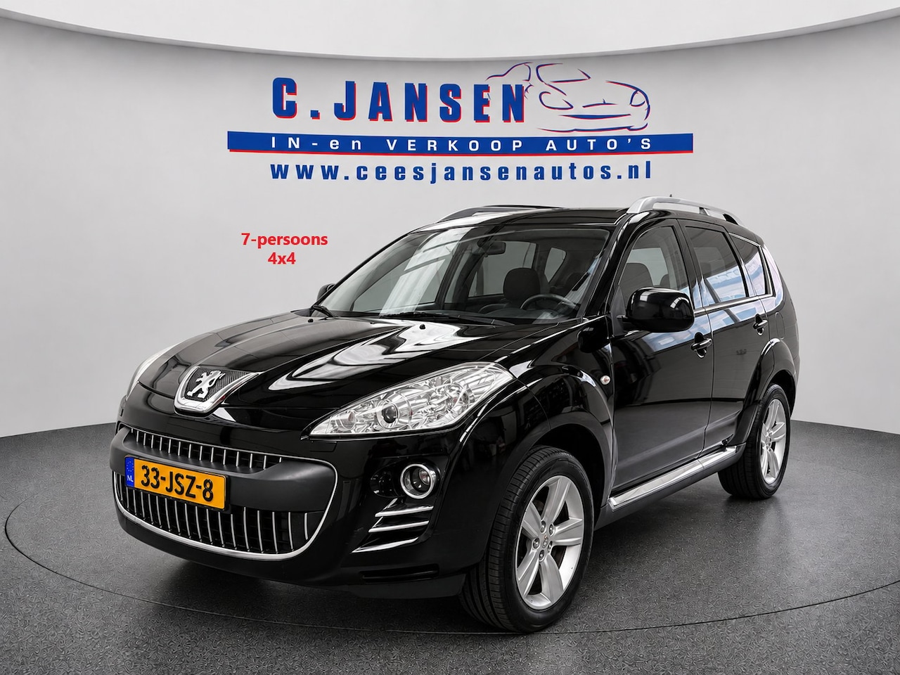Peugeot 4007 - 2.4 GT 7persoons 4x4 | Leer | Stoelverwarming | Airco | Bluetooth | Lederen stuurwiel | Li - AutoWereld.nl
