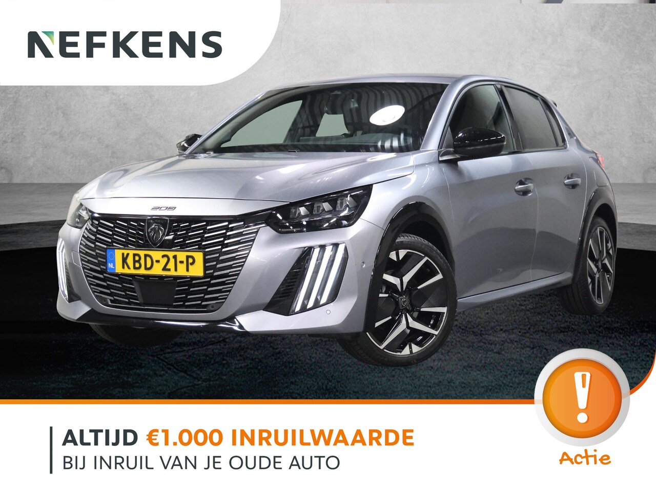 Peugeot 208 - Hybrid 110PK GT | 1ste eigenaar | AppleCarplay/Android Auto | 17"LMV | 360'Camera | Naviga - AutoWereld.nl