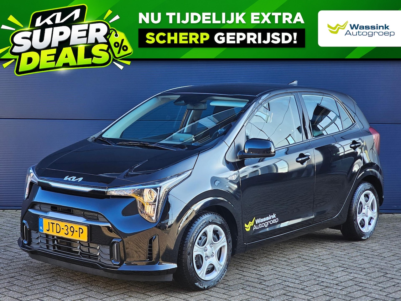 Kia Picanto - 1.0 DPi 63pk 4-zits DynamicLine | Navigatie | Parkeercamera | Cruise control | - AutoWereld.nl