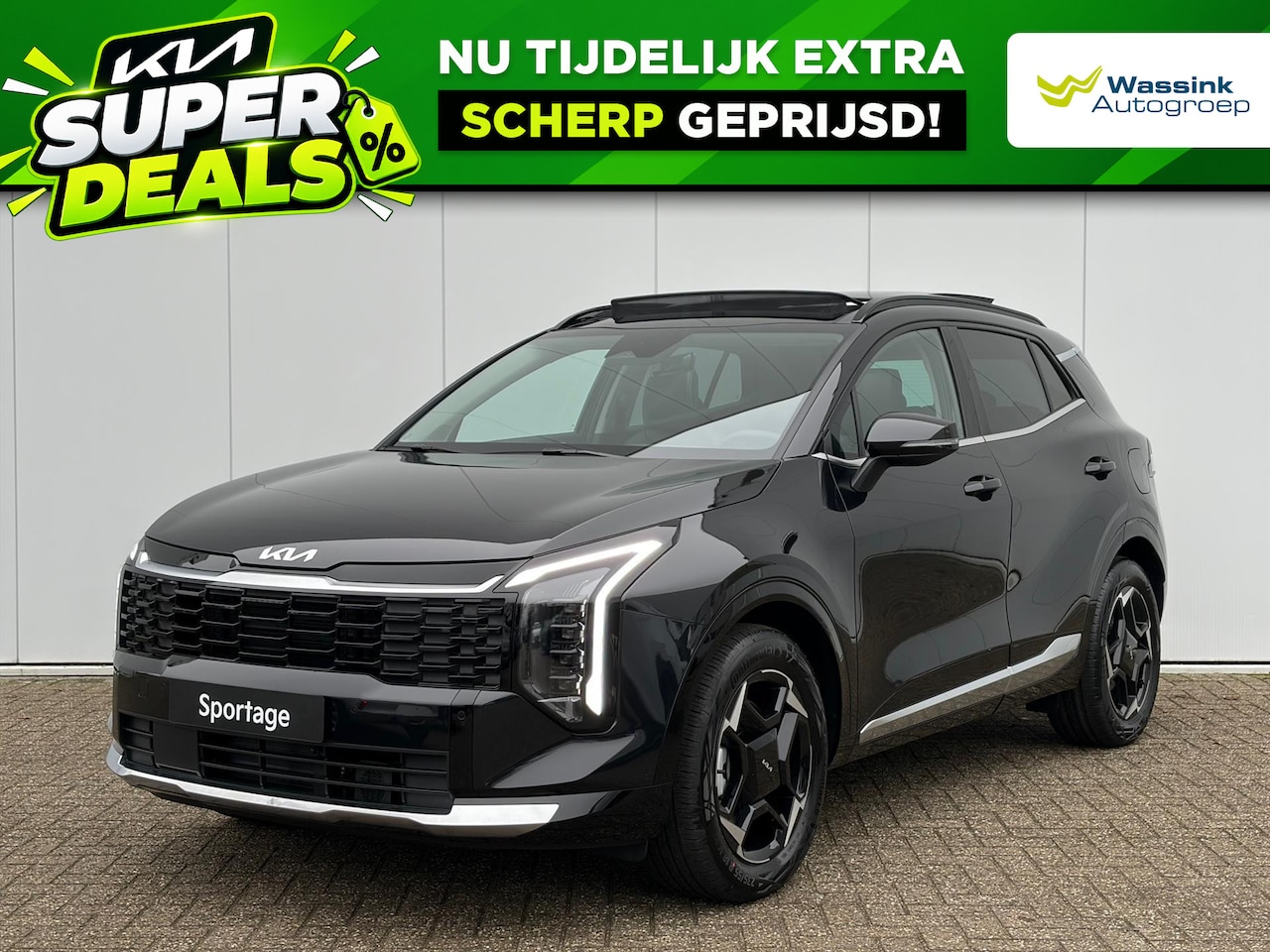 Kia Sportage - 1.6 T-GDi 239pk Hybrid AT6 DynamicPlusLine | Navigatie | Panorama schuif -kantel dak | Ada - AutoWereld.nl