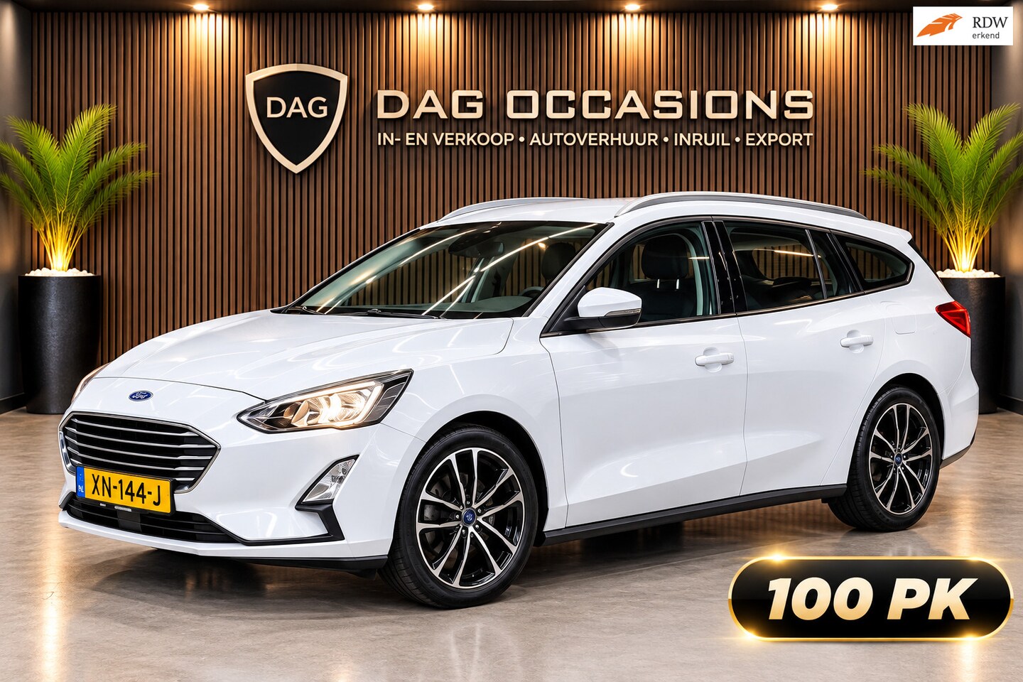 Ford Focus Wagon - 1.0 EcoBoost 100PK | NAVI | CARPLAY | TREKHAAK - AutoWereld.nl