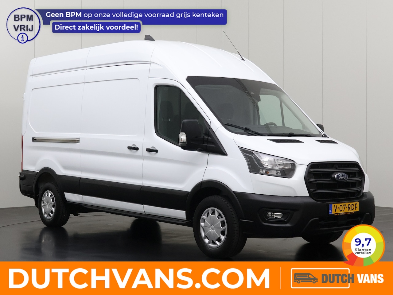 Ford Transit - 2.0TDCi 130PK L3H3 | Airco | Cruise | Camera | 3-Zits | Betimmering - AutoWereld.nl