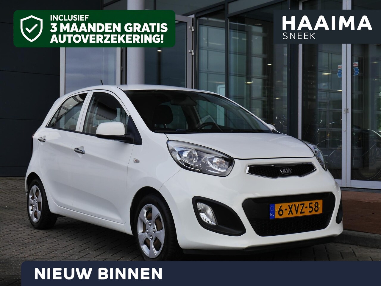 Kia Picanto - 1.0 CVVT BusinessLine | Airco | Bluetooth | ECO | Elektrische ramen | Elektrische spiegels - AutoWereld.nl