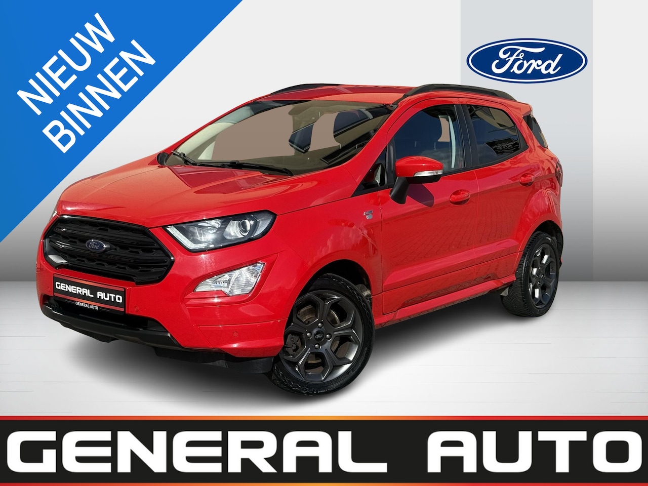 Ford EcoSport - 1.0 EcoBoost ST-Line 1.0 EcoBoost ST-Line, CarPlay, Automaat, Trekhaak, - AutoWereld.nl