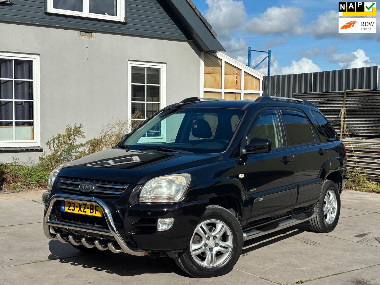 Kia Sportage - 2.7 V6 X-pression 4WD | Leder | Airco | Parkeersensoren | Automaat | Full option | Nap | R - AutoWereld.nl