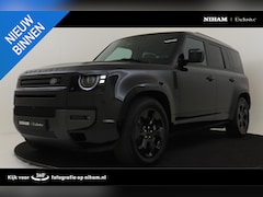 Land Rover Defender 110 - 2.0 P300e 110 X-DYNAMIC SE SANTORINI BLACK|PANO.DAK|TREKHAAK|20"|COLD CLIMATE PACK|STOELVE