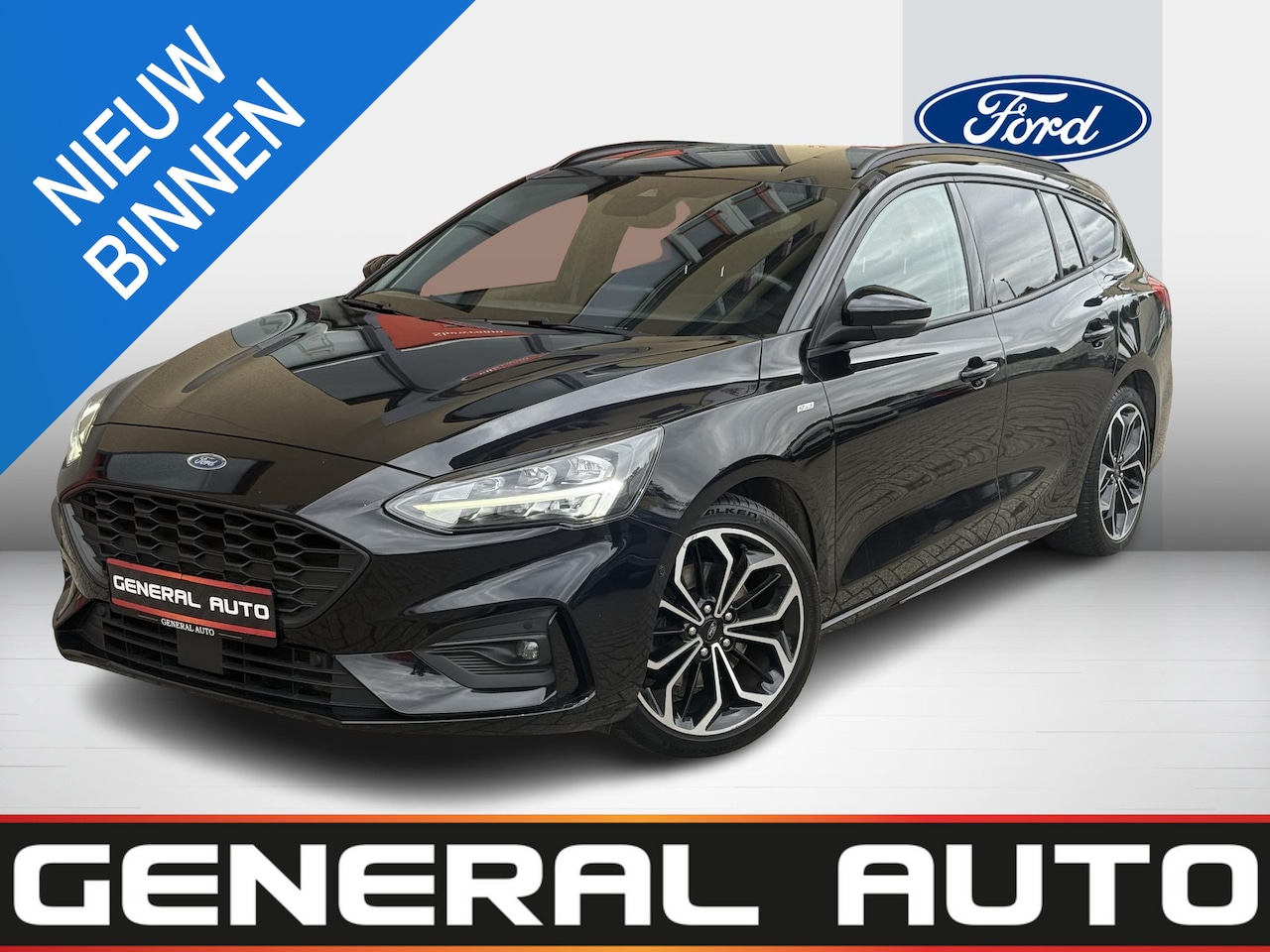 Ford Focus Wagon - 1.0 EcoBoost Hybrid ST Line 1.0 EcoBoost Hybrid ST Line, LED, CarPlay, - AutoWereld.nl