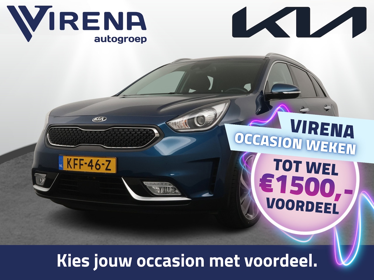 Kia Niro - 1.6 GDi Hybrid Style Edition - Adaptief Cruise Control - Climate Control - Navigatie - App - AutoWereld.nl