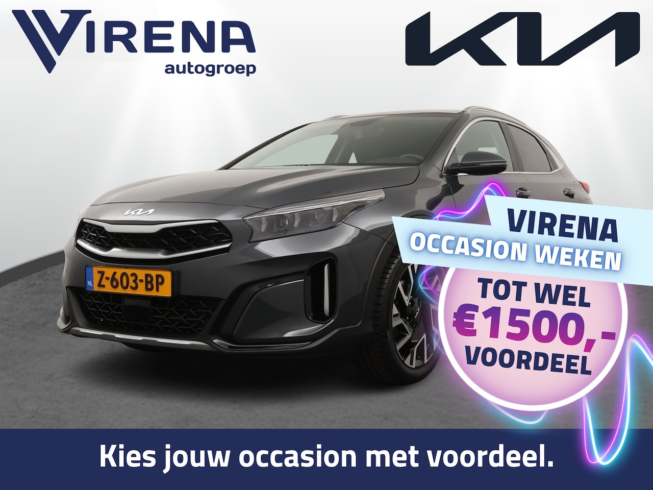 Kia XCeed - 1.5 T-GDi DynamicPlusLine Airco - Apple Carplay/Android Auto - Cruise Control - Dodehoekde - AutoWereld.nl