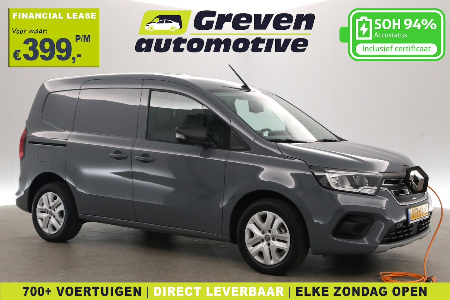 Renault Kangoo E-Tech - Advance 44 kWh 123PK | Marge | Snelladen | SOH 98% | Airco | Camera | Cruise | Carplay - AutoWereld.nl