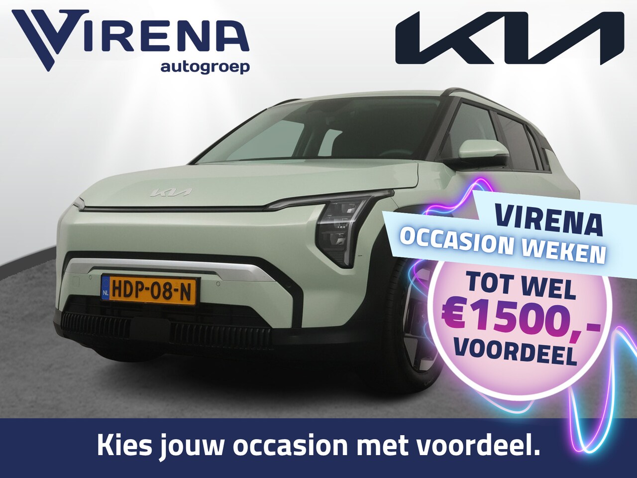Kia EV3 - Plus 58.3 kWh - Stoel-/stuurverwarming - Cruise Control - Climate Control - Blind Spot - N - AutoWereld.nl