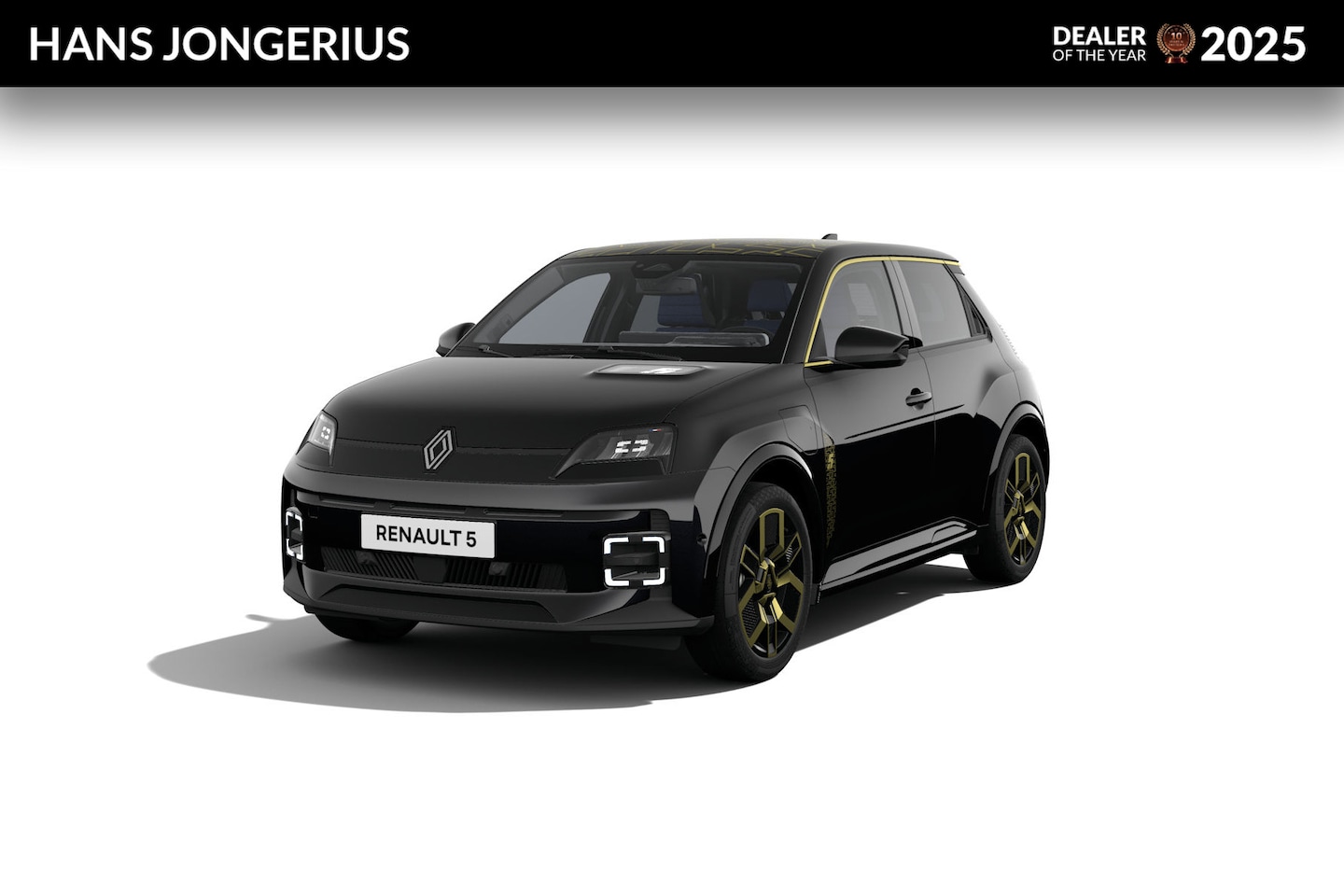Renault 5 - Iconic cinq | Achteruitrijcamera | Active driver assist | Dakstriping partern gold - AutoWereld.nl