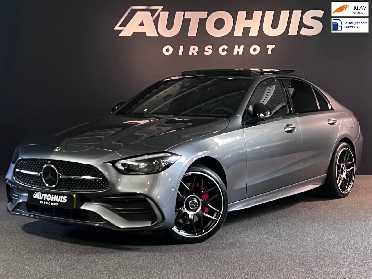 Mercedes-Benz C-klasse - 300 e AMG Line Limousine Pano/Memoryseats/360Camera/Headup/Carbon/Stuurverwarming/Stoelven - AutoWereld.nl
