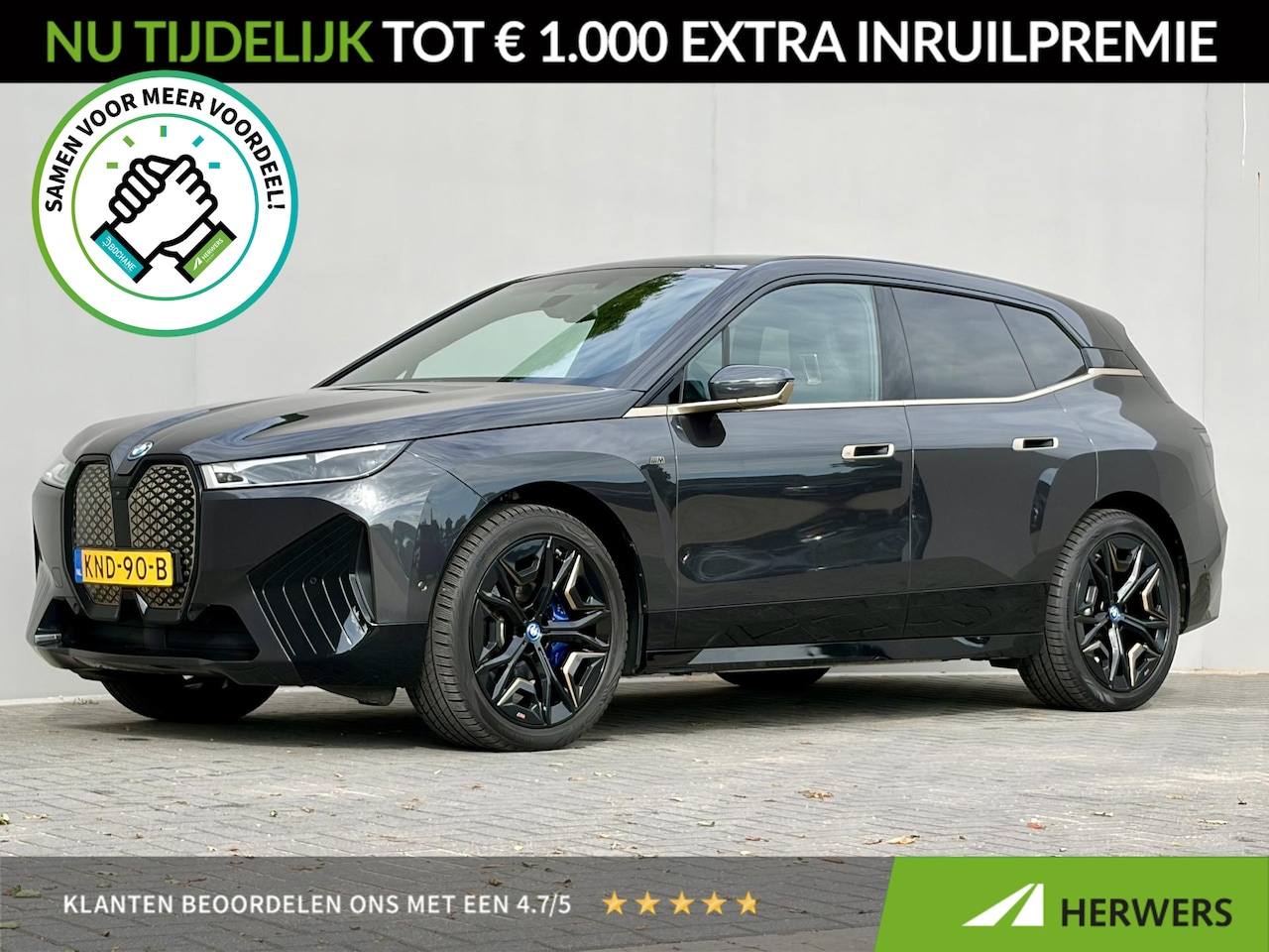 BMW iX - M60 Excellence 112 kWh / SOH 94% / 1e eigenaars auto / Schadevrij / BTW Auto / 2500kg Tre - AutoWereld.nl