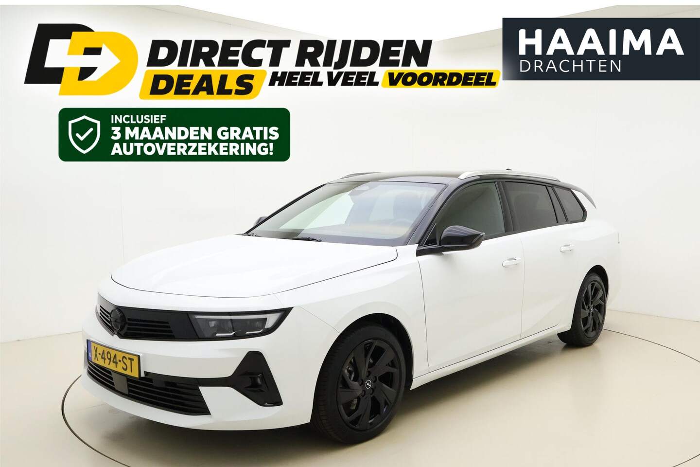 Opel Astra Sports Tourer - 1.2 Level 4 130 PK | Navigatie | Climate control | Rondomzicht Camera | Zwart dak | Keyles - AutoWereld.nl