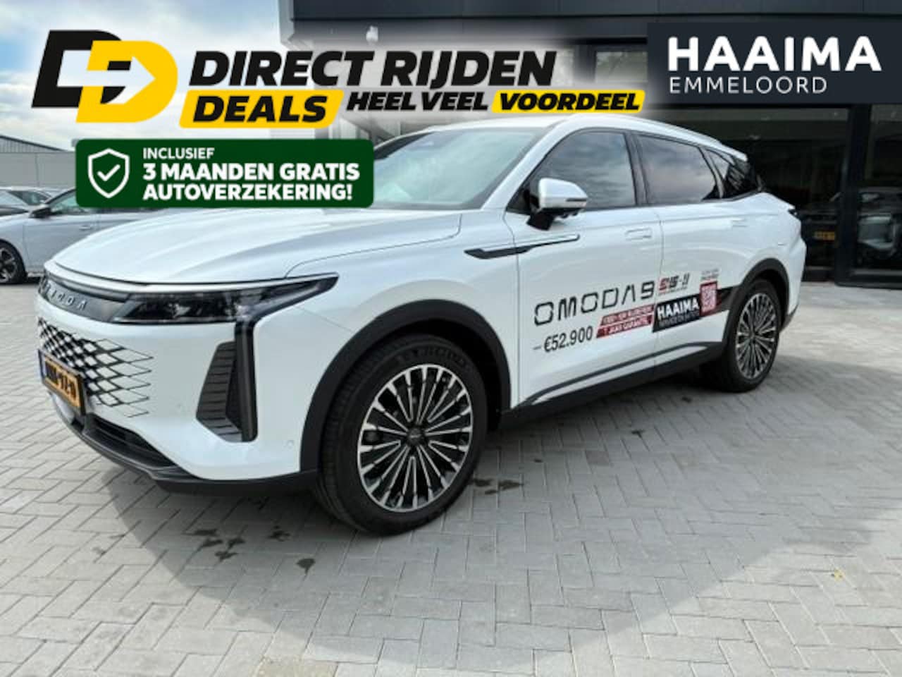 Omoda 9 - Super Hybrid System 537 PK AWD | 7 jaar garantie | Tot 150km Elek.| Elek. schuif- kantel d - AutoWereld.nl