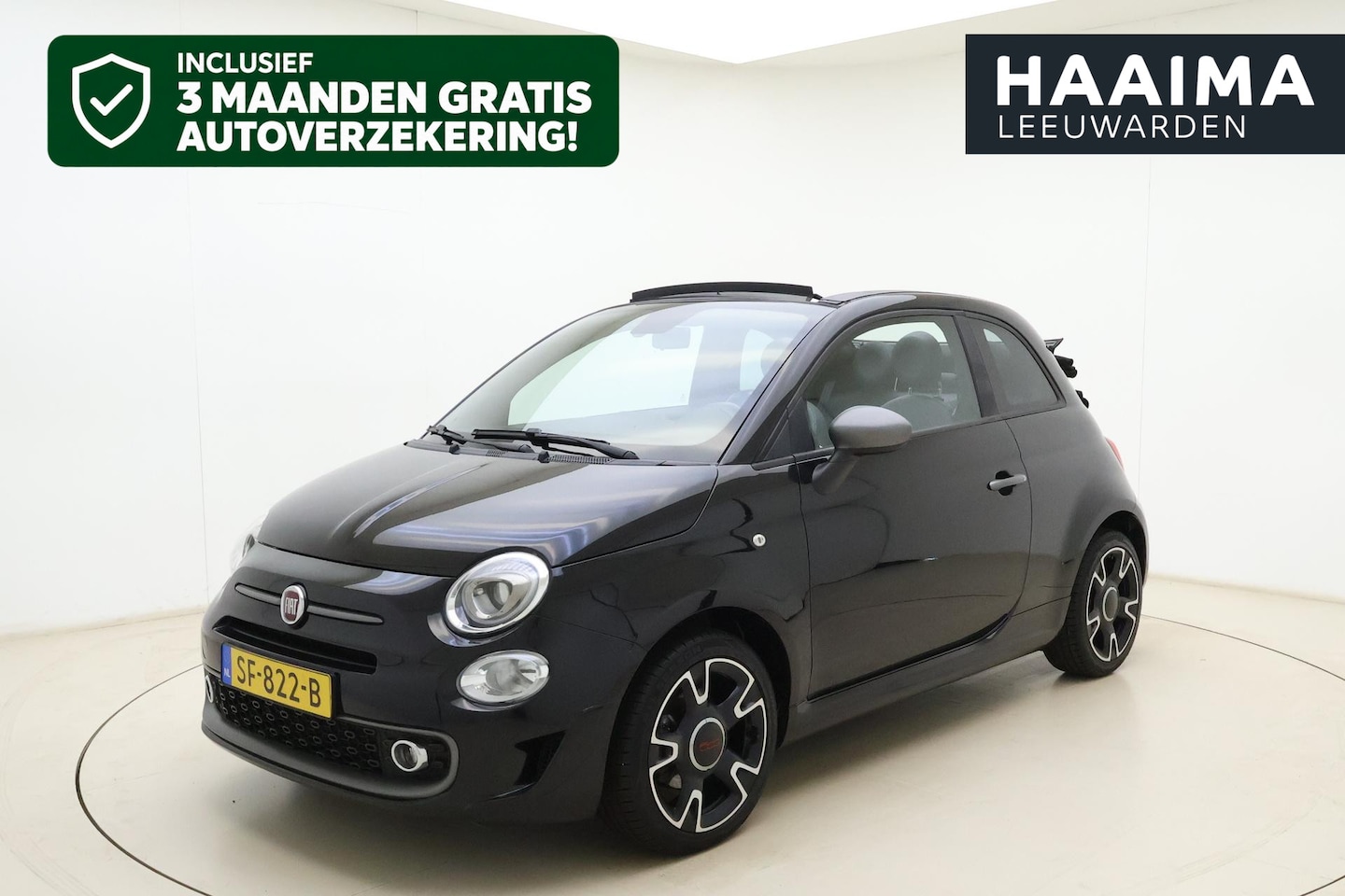 Fiat 500 C - 0.9 TwinAir Turbo Sport 105pk | Airco | Sportstoelen | Parkeersensoren achter | Navigatie - AutoWereld.nl