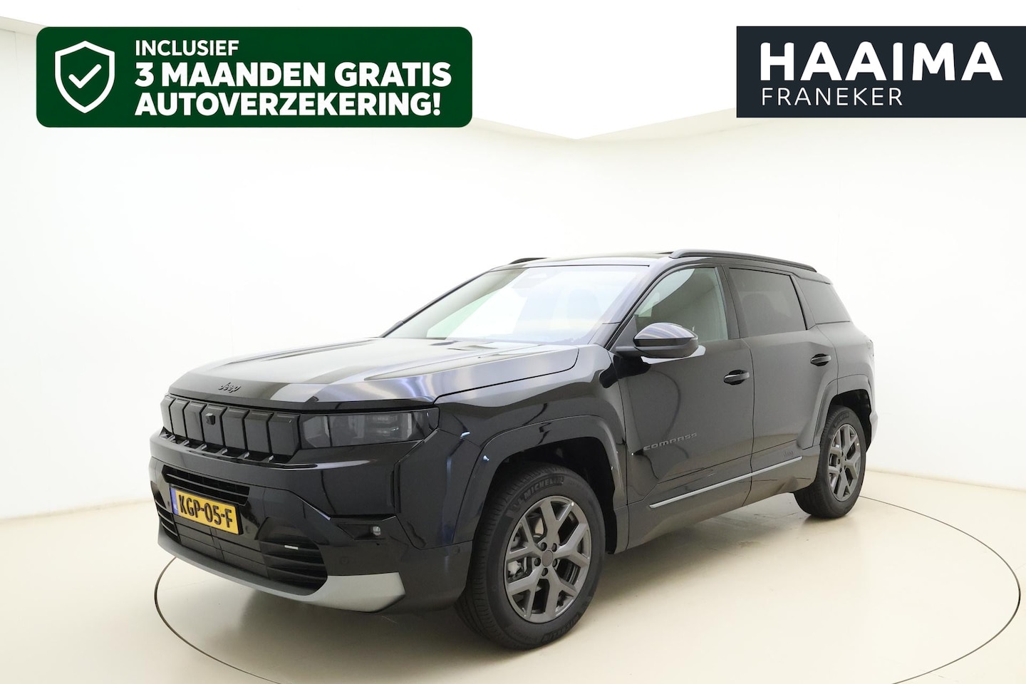 Jeep Compass - 1.2 e-Hybrid First Edition | LED matrix verlichting | Panoramadak | Drive assist | Focal a - AutoWereld.nl