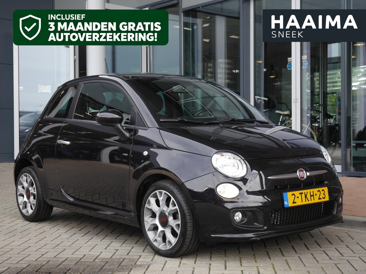Fiat 500 - 0.9 TwinAir 500S | Airco | Getint glas | Lichtmetalen velgen | Sport stoelen | Weinig KM! - AutoWereld.nl