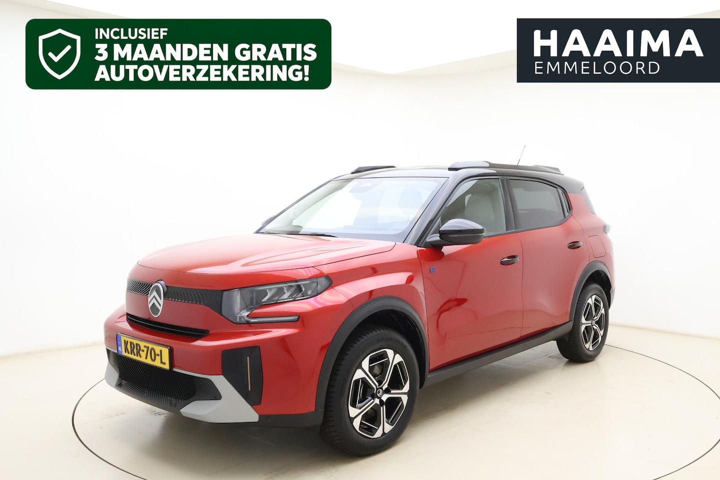 Citroën Ë-C3 Aircross - Max 113pk 44 kWh | Navigatie | 3 fasen | Climate control | Zwart dak | Dakrails | Lichtmet - AutoWereld.nl