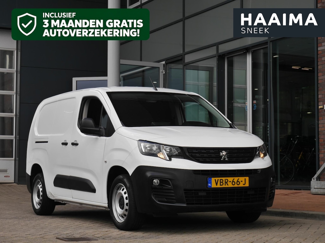 Peugeot Partner - 1.6 BlueHDI Premium Long | Marge auto | Airco | Cruise control | Navigatie | Parkeersensor - AutoWereld.nl