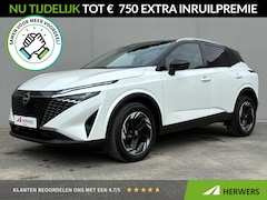 Nissan Qashqai - 1.3 MHEV Xtronic N-Connecta / Fabrieksgarantie t/m 04-2028 / Panoramadak / Stoel & Stuurve