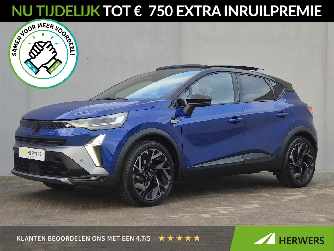 Renault Captur - 1.6 E-Tech full hybrid 145 esprit Alpine Automaat / Fabrieksgarantie tot 05-2027 / Glazen - AutoWereld.nl