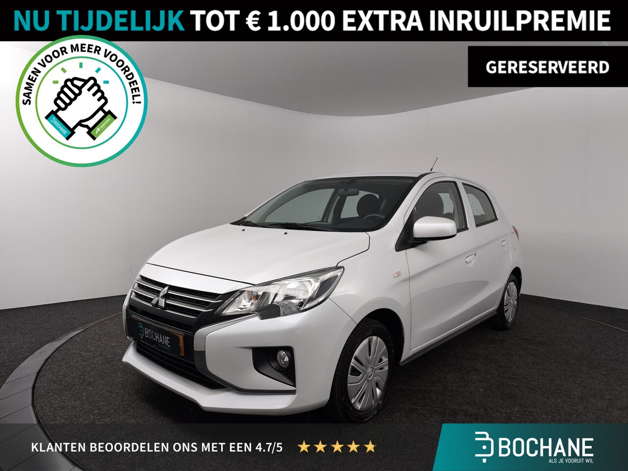 Mitsubishi Space Star - 1.2 Connect+ | Bluetooth | Airco | Apple CarPlay / Android Auto | All-Season banden | - AutoWereld.nl
