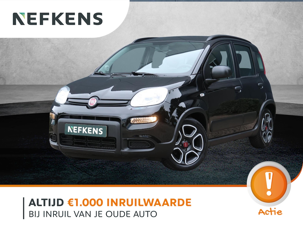 Fiat Panda - 1.0 Hybrid City Life | Airco | 5 persoons | Bluetooth | Isofix | Dakrails - AutoWereld.nl