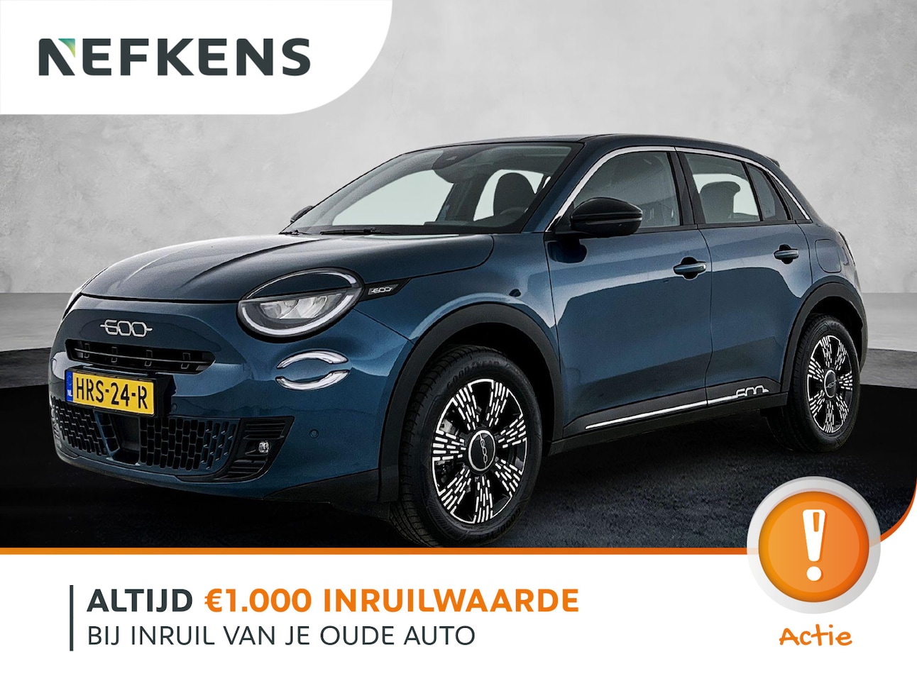 Fiat 600 - Urban 1.2 110pk Automaat | Stoelverwarming | Navigatie | Climate Control | Cruise Control - AutoWereld.nl
