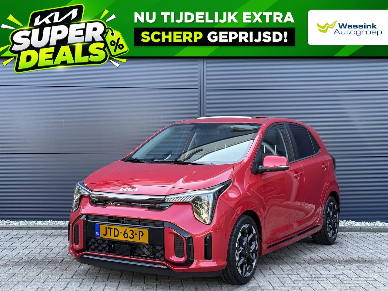 Kia Picanto - 1.0 DPi 63pk 4-zits GT-Line | Stoel-/Stuurverwarming | Apple CarPlay/ Android Auto | Smart - AutoWereld.nl
