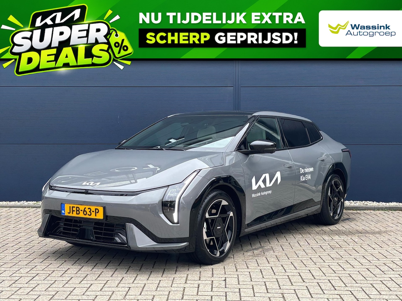 Kia EV4 Fastback - 81,4 kWh 204PK GT-PlusLine | Stoelverwarming / Ventilatie | Harman Kardon | Schuif/kanteld - AutoWereld.nl