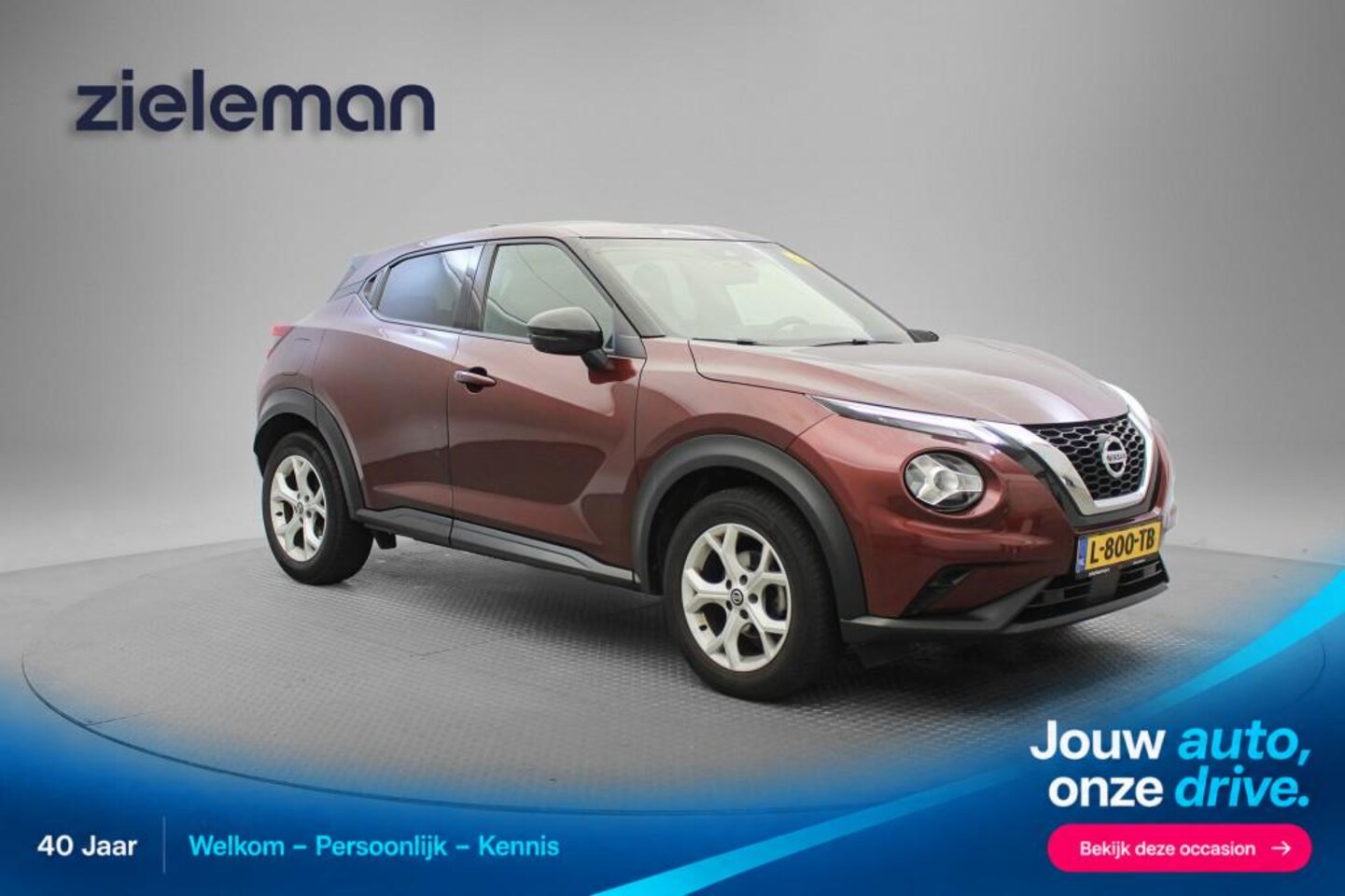 Nissan Juke - 1.0 DIG-T Tekna Automaat - Carplay, Camera, Adapt. Cruise, Sportstoelen - AutoWereld.nl