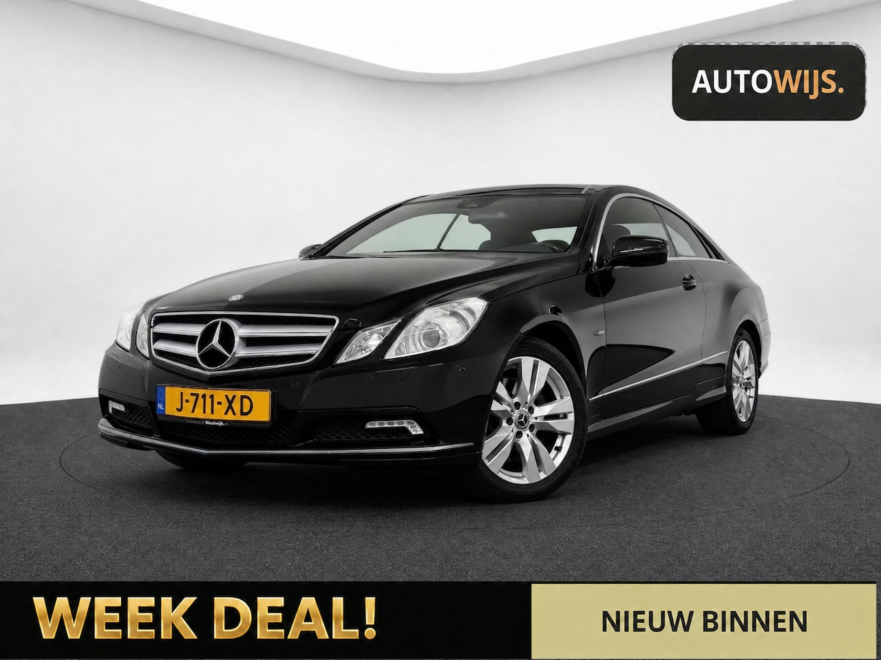 Mercedes-Benz E-klasse Coupé - 350 CGI Elegance|PANO|LEDER|H&K|NAVI|GOED ONDERHOUDEN - AutoWereld.nl